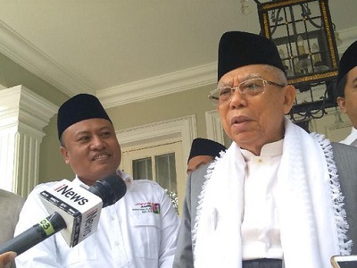 Calon Wakil Presiden (Cawapres) Ma’ruf Amin mengujungi sejumlah pondok pesantren (ponpes) di wilayah Bogor. (Foto Ist)