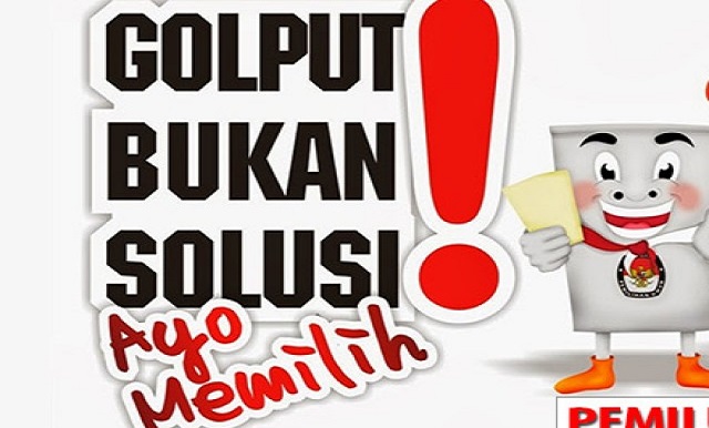 Golput bukan cerminan dari adanya dukungan warga negara terhadap demokrasi partisipatif (participatory democracy). (Foto: Ilustrasi)