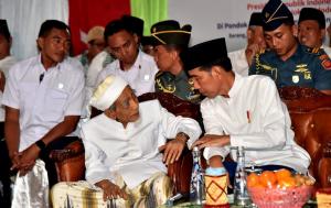 Di Pesantren Al Anwar, Presiden: Persatuan Jangan Tercoreng Karena Beda Pilihan Politik