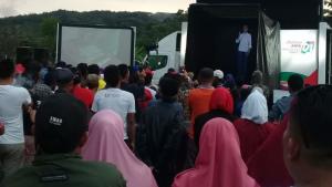 Terkesan Hologram Jokowi, Warga Sukabumi Makin Yakin Coblos 01