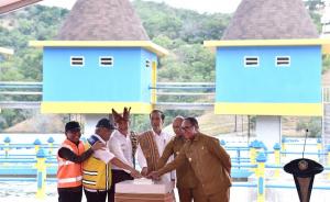 Resmikan Bendungan Rotiklot, Jokowi: Air Kunci Kemakmuran di NTT