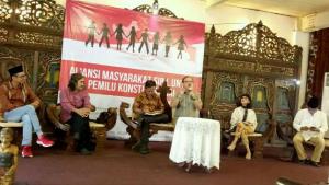 Diskusi Pers Aliansi Masyarakat Sipil Untuk Pemilu Konstitusional di Balai Sarwono