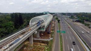 Oktober Uji Coba LRT Cibubur-Cawang, Menhub : Semoga Bisa Lebih Cepat