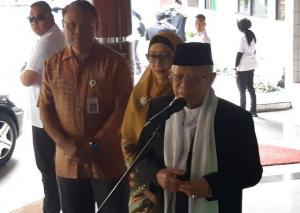 Di Jenguk Ma`ruf Amin, Wiranto Curhat