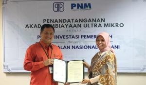 PNM dan Pusat Investasi Pemerintah Tanda Tangani Pembiayaan Ultra Mikro Tahap III