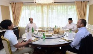 Ditemani Kaesang, Jokowi Terima Tamu Pertama di Tahun 2020