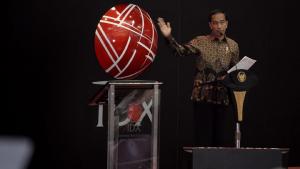 Buka Perdagangan Perdana BEI, Jokowi: Tak Boleh Lagi Ada Goreng Saham