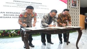 Kemendagri, Menteri ESDM, Kapolri Sepakati Pengawasan Bersama Penyediaan dan Pendistribusian BBM