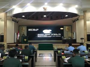 Kolinlamil Hadiri Rakor Rentinkom  Kotama Ops TNI Kogabwilhan I