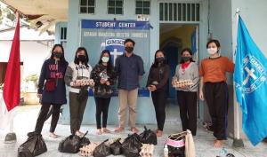 Peduli Kader di Perantau, GMKI Tarakan Salurkan Puluhan Paket Sembako