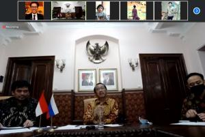 Peringati Hari Pancasila, KBRI Moskow Dialog Virtual dengan Mahasiswa