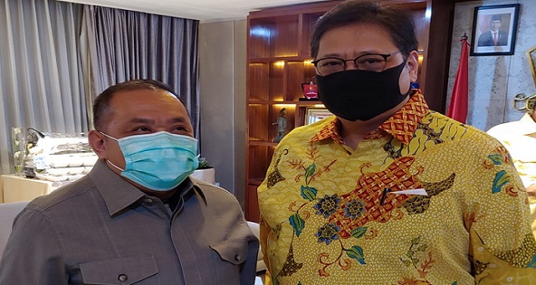 Bahas Politik Terkini di Tanah Air, Ormas Pendiri Golkar Temui Airlangga