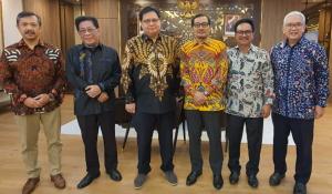 Bersama APPI, Alumni Monash University Temui Menko Perekonomian Airlangga Hartato