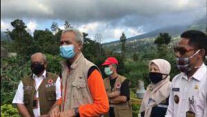 Cegah Dampak Erupsi Merapi, Gubernur Ganjar Lakukan Sosialisasi kepada Masyarakat