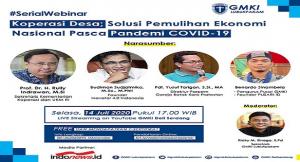 Webinar GMKI: Koperasi Desa, Solusi Pemulihan Ekonomi Pasca Pandemi Covid-19