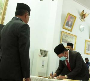 Pelantikan Kepala Dinas Dukcapil Tanahdatar 