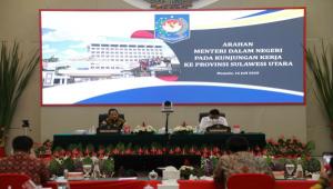 Hadir Rapat Koordinasi di Sulawesi Utara, Mendagri Optimis Pilkada Berjalan Lancar