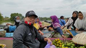 Pasar Lok Baintan Sepi, Denny Indrayana Janji Siapkan Event Internasional