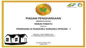 Program Awarding PTPN IV untuk Peningkatan Kinerja Koorporasi