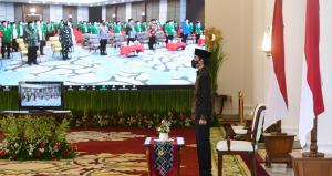 Buka Konferensi GP Ansor, Presiden: Satukan Semangat dan Kerja Keras Tangani Pandemi Covid-19