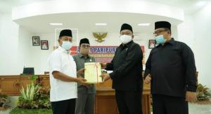 Terjadi Penurunan PAD Tanahdatar sebesar 24,25 Persen, PLT Bupati sampaikan Nota Perubahaan APBD P