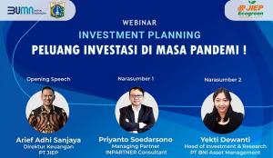Webinar PT JIEP, Peluang Investasi di Masa Pandemi