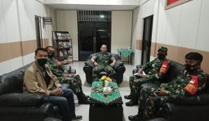 Eks Ketua GMKI Tarakan Sambangi KODIM 0907, Minta Pengamanan Natal dan Tahun Baru