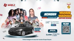 Saksikan! Tutup Program Hujan Hadiah, Sicepat Gelar Virtual Konser Pada 22 Desember Ini