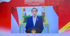 Presiden Jokowi Apresiasi PROJO dan GAPKI Vaksinasi Warga Perkebunan dan Desa Produtif