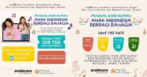 Gandeng ACI, Yayasan Arsitek86 Peduli Gelar Pentas Musikal dari Rumah bertema `Anak Indonesia Berbagi Bahagia`