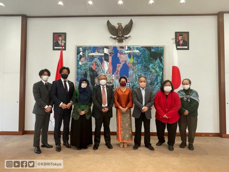 KBRI Tokyo Anugerahkan Ambassador Award 2021 di Bidang Kebudayaan, Kemanusiaan dan Ekonomi