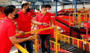 J&T Express Bogor Resmikan Gateway Mesin Sortir Otomatis Berkecepatan 20 Ribu Paket/Jam