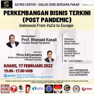 LPER Dukung Satrio Center Menyimak Perekonomian Pasca Pandemi