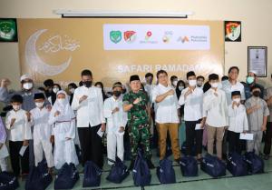 Kodim 0504/JS Bersama Yayasan Mubadala Petroleum Gelar Safari Ramadhan