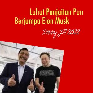 Luhut Panjaitan Pun Berjumpa Elon Musk