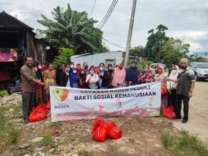 Bulan penuh berkah, Yayasan RADEN salurkan ratusan paket sembako