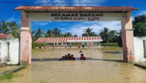 110 Rumah Warga dan Lahan Pertanian Terendam Banjir Mamuju Tengah