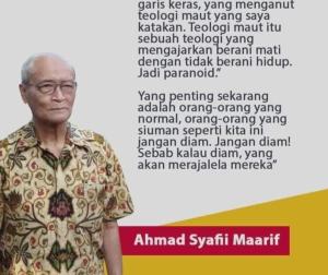 Pernyataan FOKAL UI atas Wafatnya Prof. Dr. K. H. Ahmad Syafii Maarif