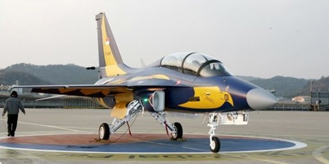 Pesawat T-50i Golden Eagle TT 5009 Lanud Iswahjudi