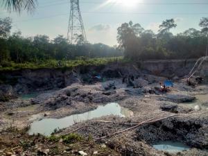 Garap Dekat Tower PLN, Aktivitas PETI Ancam Merangin Gelap Gulita