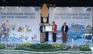 Peluncuran Prangko Seri Prajurit Keraton & Asean Para Games 2022 di Solo