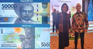 Peluncuran Uang Kertas Baru RP50.000 Dihadiri Cucu Pertama Pahlawan Nasional Ir. Djuanda