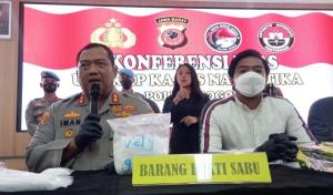 Sabu Senilai Rp1,6 Milyar Diamankan Polisi Bersama Bandarnya di Bogor