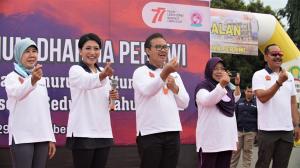 Roadshow ke Kalimantan Selatan, Ketua Dharma Pertiwi Hetty Andika Perkasa Ajak Masyarakat Ber-KB