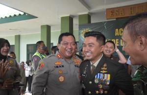 Rayakan HUT TNI ke-77, Polres Bogor Beri Kejutan