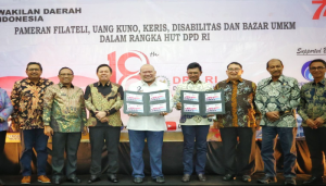  Buka Pameran HUT DPD RI, LaNyalla: Pancasila Jawaban Persoalan Bangsa