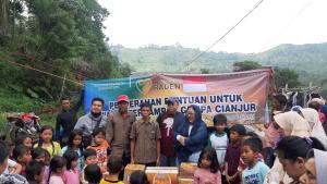 Yayasan RADEN Peduli Dan Berbagi Salurkan Bantuan Untuk Korban Gempa Bumi Cianjur