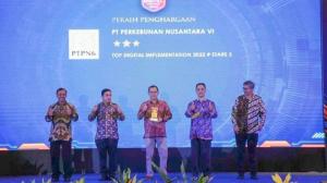 Ciptakan Aplikasi Terbaru, PTPN VI Raih Penghargaan Top Digital 2022