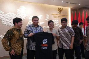 Ajak Mahasiswa untuk Kritis dan Berkontribusi, Audiensi Menko Airlangga dengan BEM KM UGM Berlangsung Santai dan Akrab