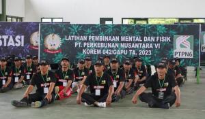 Korem 042/Gapu Gelar Pelatihan Pembinaan Mental dan Disiplin untuk Karyawan PTPN VI